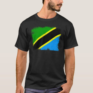 Tanzania, Verenigde Republiek Tanzania Vlag T-shirt