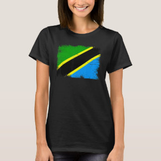 Tanzania, Verenigde Republiek Tanzania Vlag T-shirt