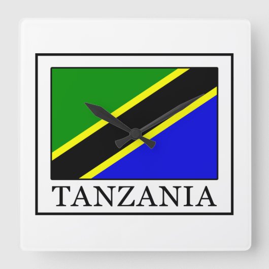 Tanzania Vierkante Klok (Voorkant)