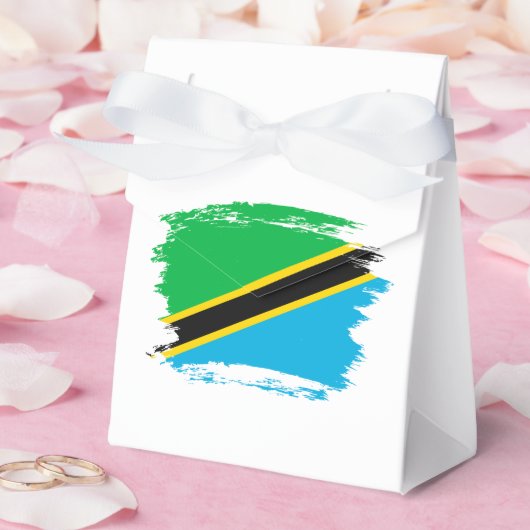 Tanzania vlag bedankdoosjes (Huwelijk)