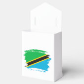 Tanzania vlag bedankdoosjes (Geopend)
