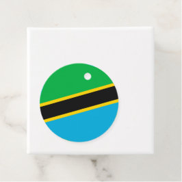 Tanzania vlag bedankjes labels