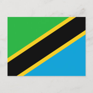 tanzania vlag briefkaart
