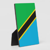 Tanzania vlag fotoplaat (Zijkant)
