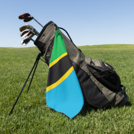Tanzania vlag golfhanddoek