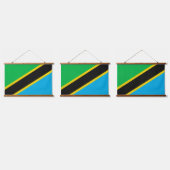 Tanzania vlag hangend wandkleed (Driedubbel)