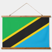 Tanzania vlag hangend wandkleed (Voorkant 2)