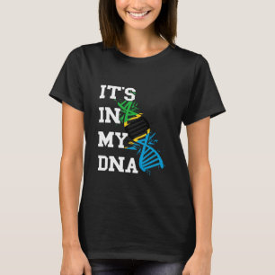 Tanzania Vlag Het Zit In Mijn DNA Molecule Tanzani T-shirt