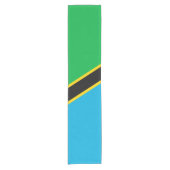 Tanzania vlag korte tafelloper (Voorkant)