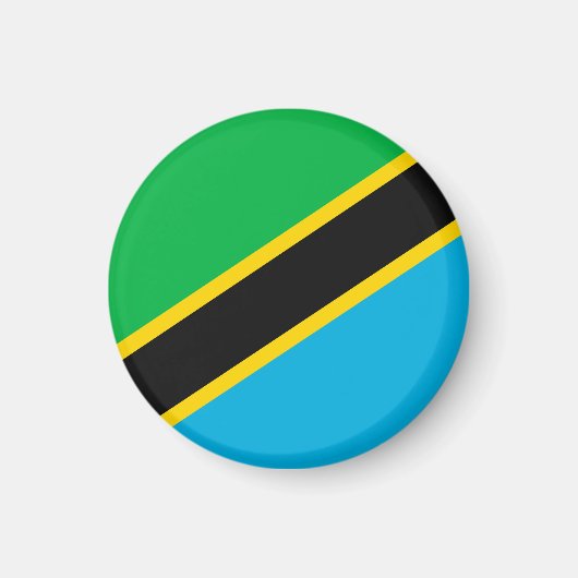 Tanzania vlag magneet (Voorkant)
