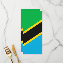 Tanzania vlag menu