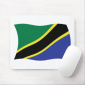 Tanzania Vlag Muismat (Met muis)