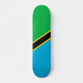 Tanzania vlag persoonlijk skateboard (Voorkant)