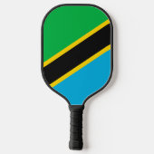 Tanzania vlag pickleball paddle (Achterkant)