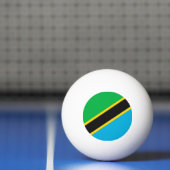 Tanzania vlag pingpongbal (Net)
