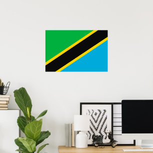Tanzania vlag poster
