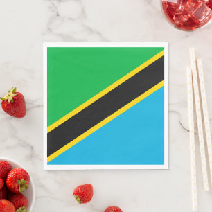 Tanzania vlag servet