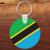 Tanzania vlag sleutelhanger (Voorkant)
