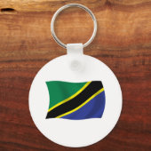 Tanzania Vlag Sleutelhanger (Voorkant)