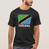 Tanzania Vlag steunt Tanzaniaanse mensen Vrouwen M T-shirt (Voorkant)
