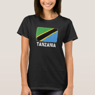 Tanzania Vlag steunt Tanzaniaanse mensen Vrouwen M T-shirt