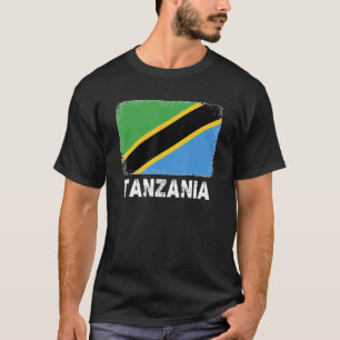 Tanzania Vlag steunt Tanzaniaanse mensen Vrouwen M T-shirt