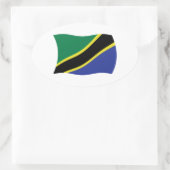 Tanzania Vlag Sticker (Tas)