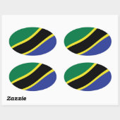 Tanzania Vlag Sticker (Vel)