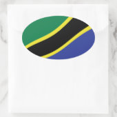 Tanzania Vlag Sticker (Tas)