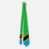 Tanzania vlag stropdas (Achterkant)