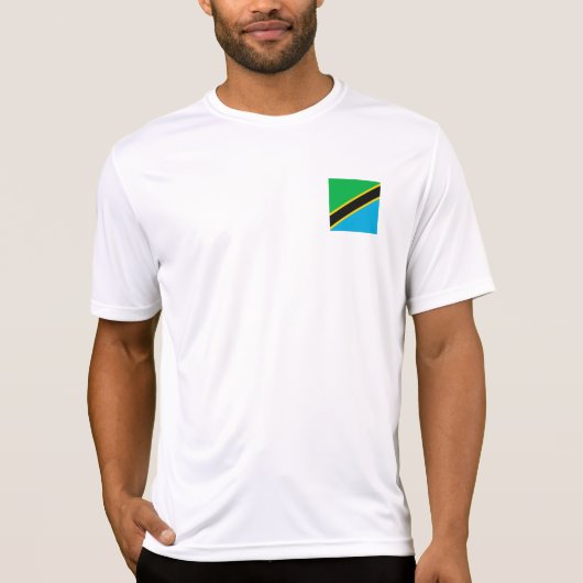Tanzania vlag t-shirt (Voorkant)