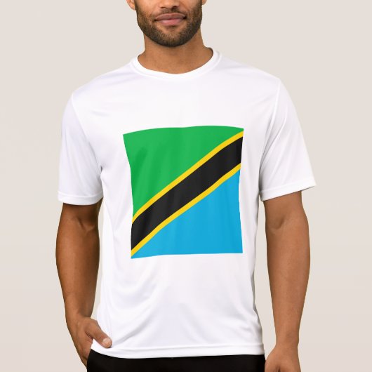Tanzania vlag t-shirt (Voorkant)