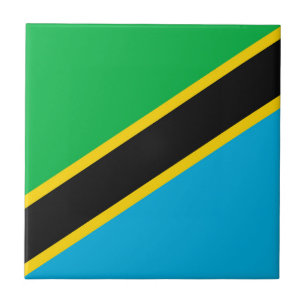 Tanzania vlag tegeltje