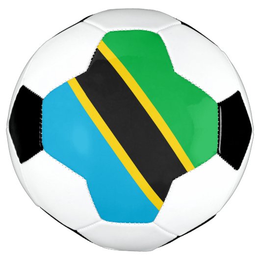 Tanzania vlag voetbal (Gedraaid)