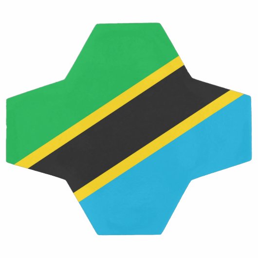 Tanzania vlag voetbal (Enkel)