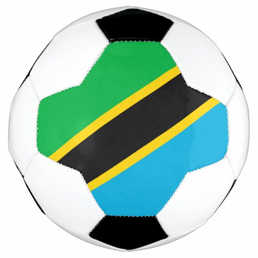 Tanzania vlag voetbal (Voorkant)