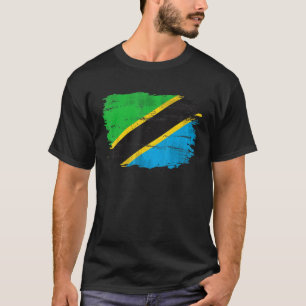 Tanzania vlag voor Tanzania T-shirt