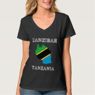 Tanzania Vlag Zanzibar Trots T-shirt