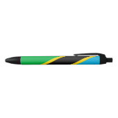 Tanzania vlag zwarte inkt pen (Bovenkant)