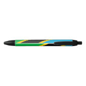 Tanzania vlag zwarte inkt pen (Achterkant)