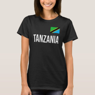 Tanzania Vrouwen Mannen Kinder Tanzania Flag Souve T-shirt