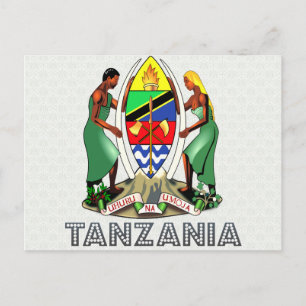 Tanzania wapenschild briefkaart