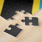 Tanzania - Waving Flag - Legpuzzel (Zijkant)