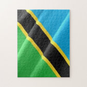 Tanzania - Waving Flag - Legpuzzel (Verticaal)