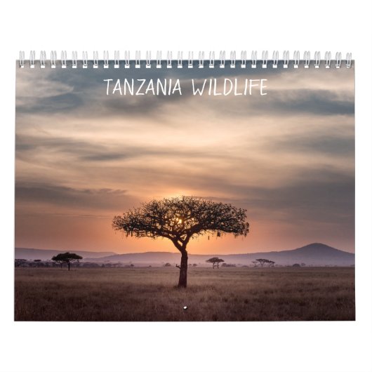 Tanzania Wildlife Kalender (Hoes)