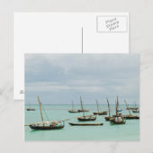Tanzania, Zanzibar, Nungwi Briefkaart (Voorkant / Achterkant)