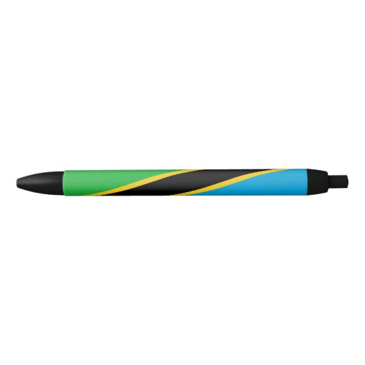 Tanzania Zwarte Inkt Pen (Voorkant)
