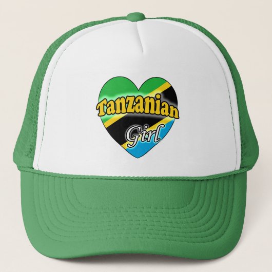 Tanzaniaanse Meisje Trucker Pet (Voorkant)