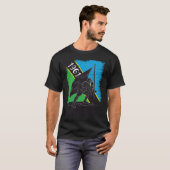 Tanzaniaanse Pride Kili Mountain Flag Hoisting T-shirt (Voorkant volledig)