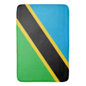 Tanzaniaanse vlag badmat (Voorkant Verticaal)